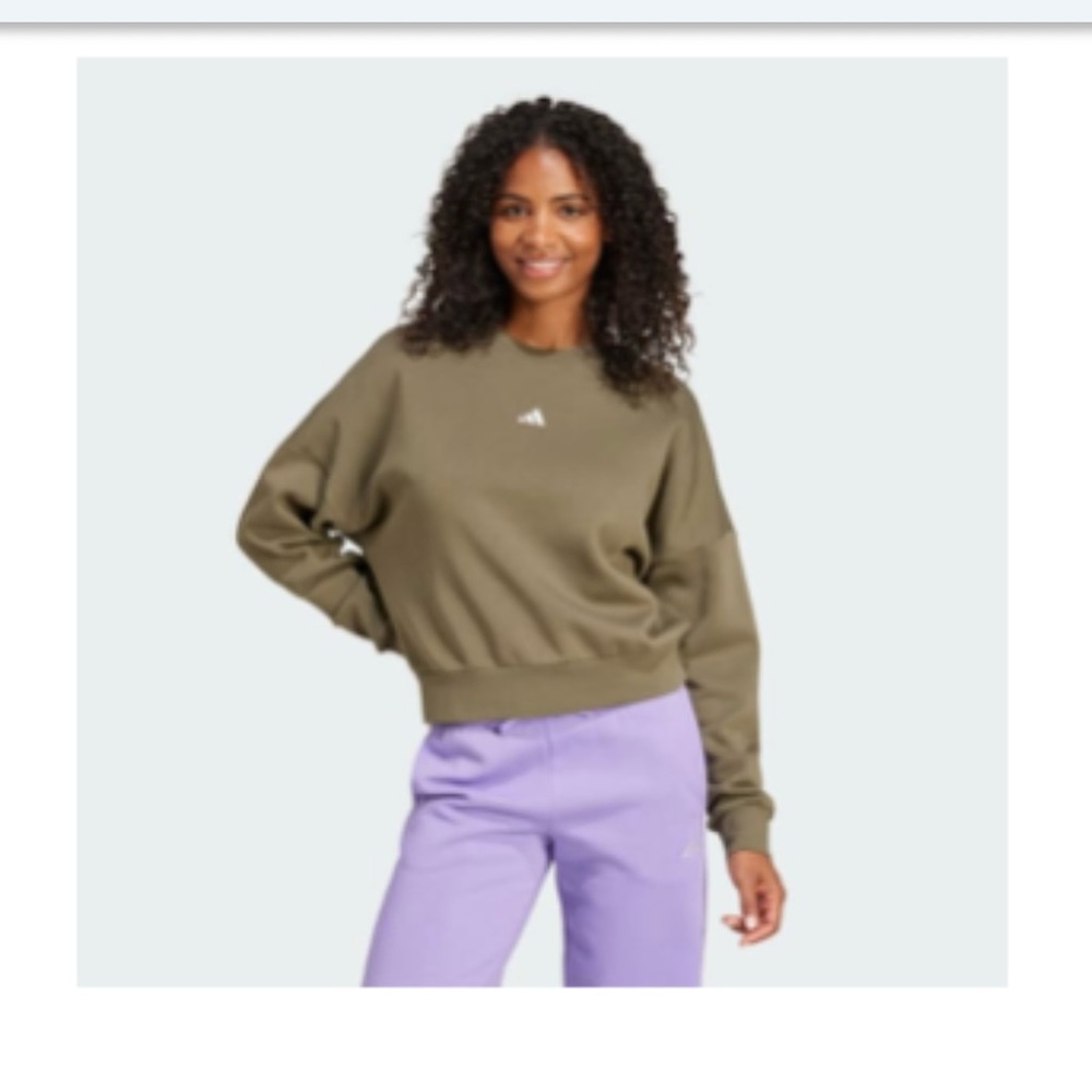 Adidas Olive Green Sweatshirt